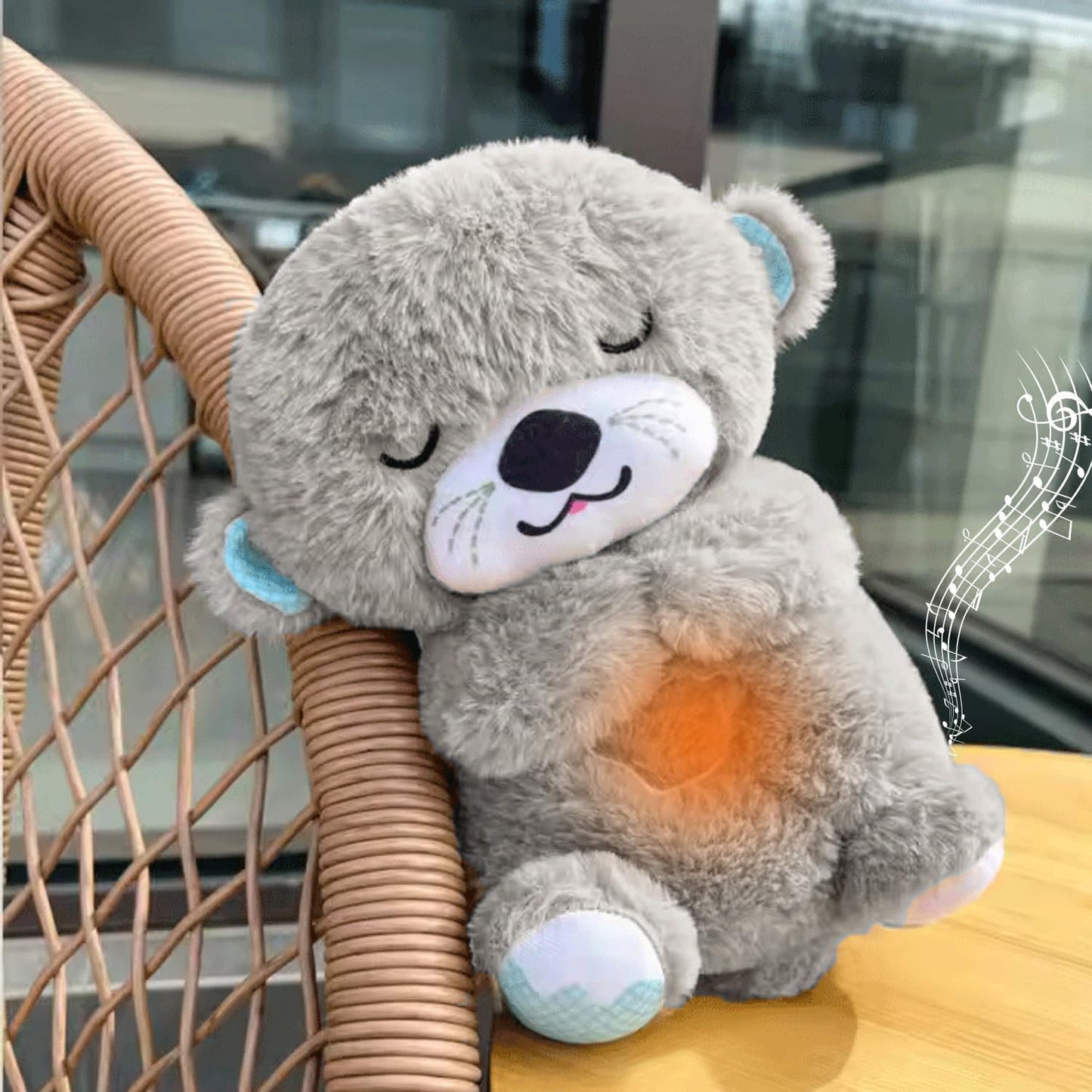 CuddleBreathe Teddy Bear - Grey Color