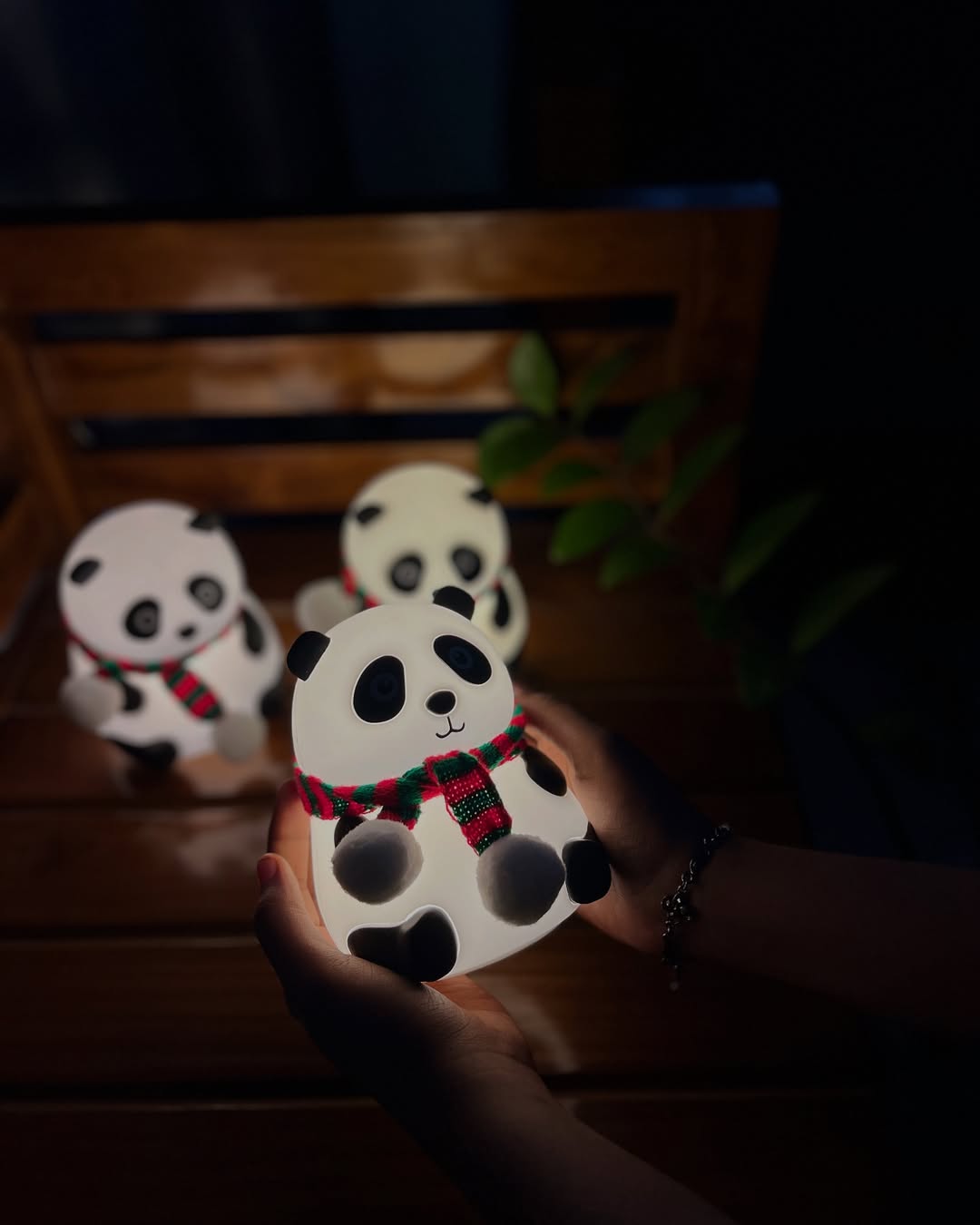 Giddy Panda Silicone Lamp – USB Rechargeable Night Light