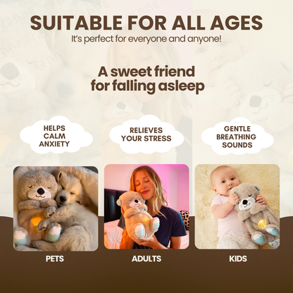 CuddleBreathe Teddy Bear - Grey Color