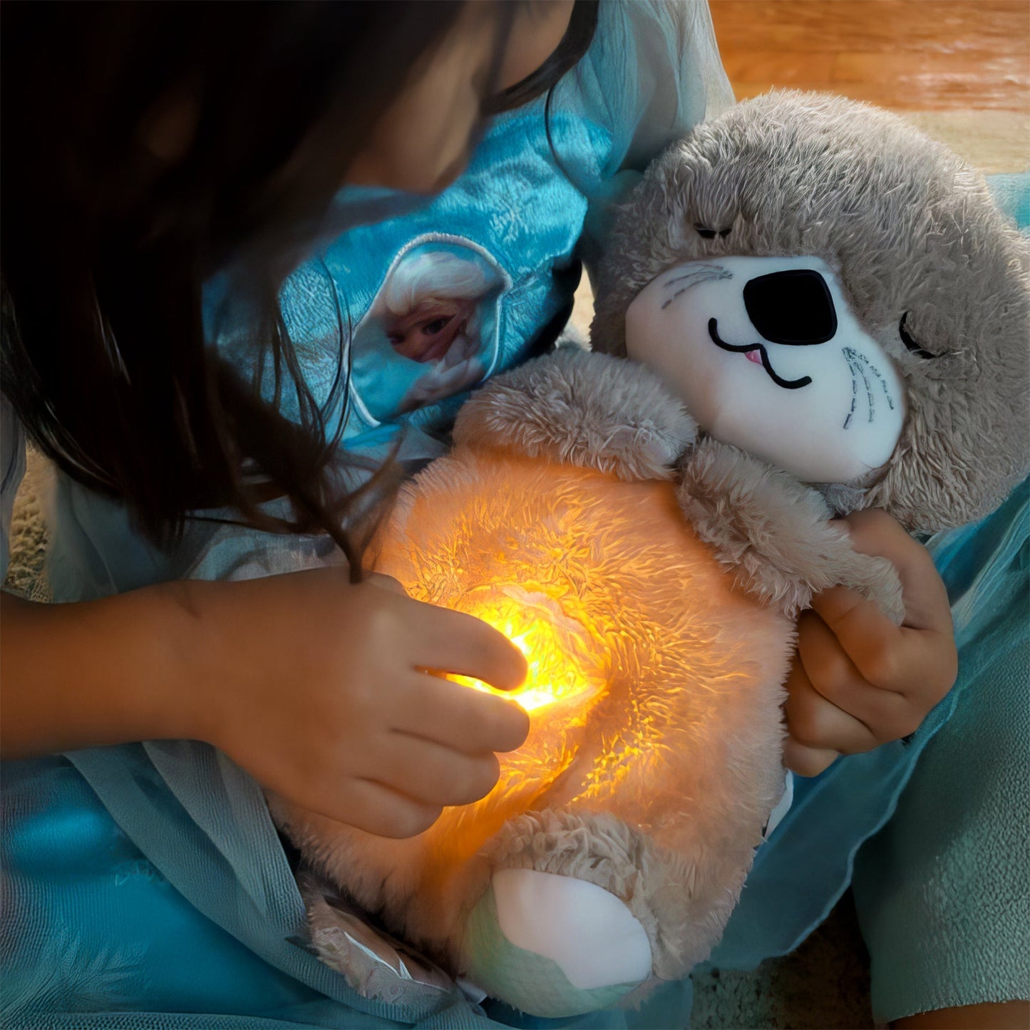 CuddleBreathe Teddy Bear - Grey Color